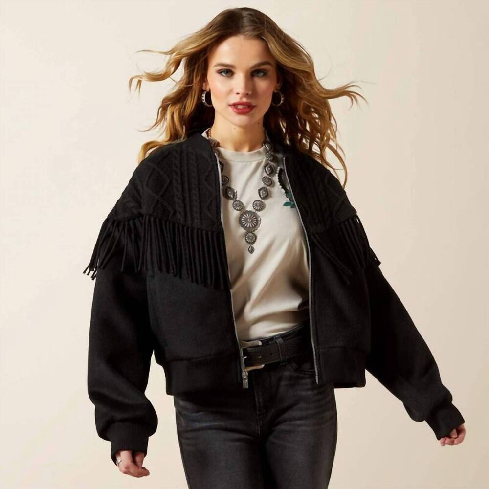 NEW ARIAT arctica bomber jacket in black